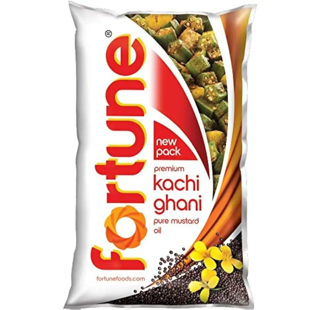 Fortune Kachi Ghani Pure Mustard Oil Pouch