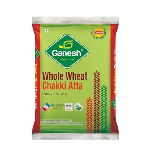Ganesh Whole Wheat Chakki Atta 5Kg