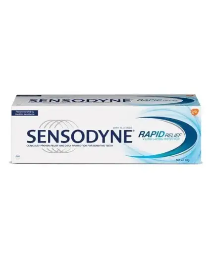 Sensodyne Toothpaste Rapid Relief Daily Care Sensitive Toothpaste, 40 g