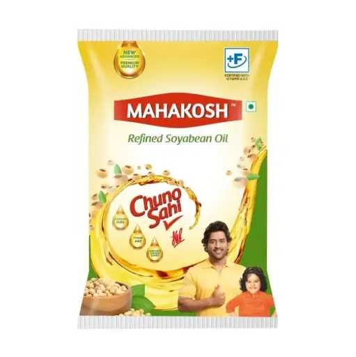Mahakosh Refined Soyabean Oil Pouch 