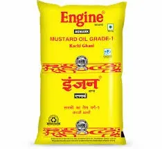 Engine Mustard Oil Kacchi Ghani 1 Ltr. Pouch
