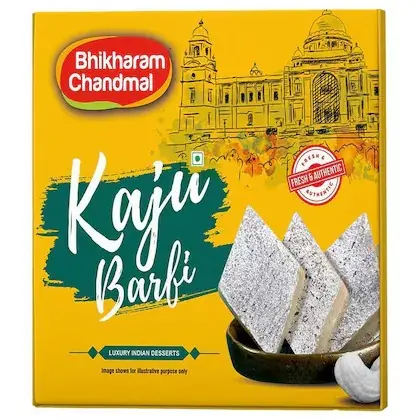 Bhikharam Chandamal Kaju Barfi 250 g